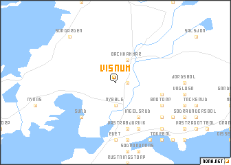 map of Visnum