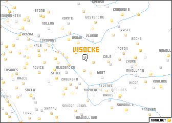 map of Visockë