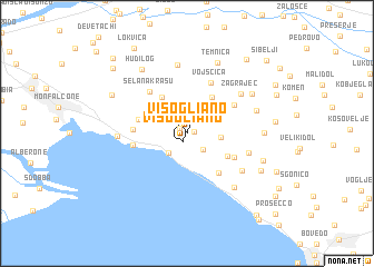 map of Visogliano