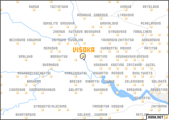 map of Visoka