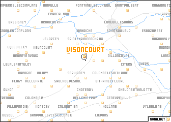 map of Visoncourt