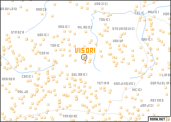 map of Visori