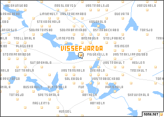 map of Vissefjärda