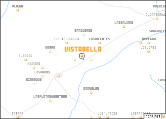 map of Vista Bella