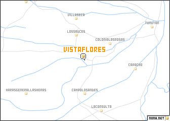 map of Vista Flores