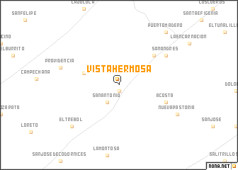map of Vista Hermosa