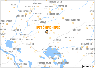 map of Vistahermosa