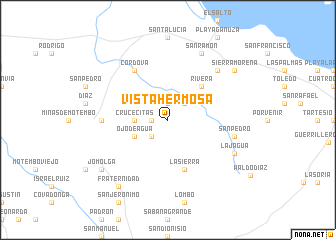 map of Vista Hermosa