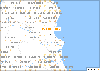 map of Vista Linda