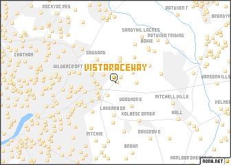 map of Vista Raceway