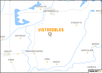 map of Vista Robles