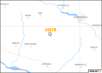 map of Vista
