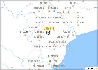 map of Vista