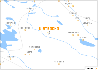 map of Vistbacka