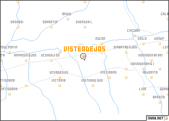 map of Viştea de Jos