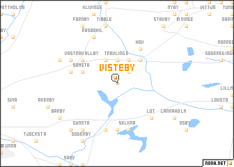 map of Visteby