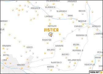 map of Vištica