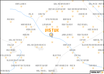 map of Vištuk