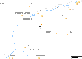map of Vīst
