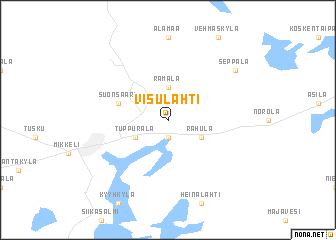 map of Visulahti