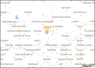 map of Visy