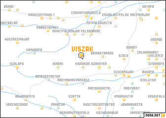 map of Viszák