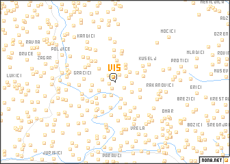 map of Vis