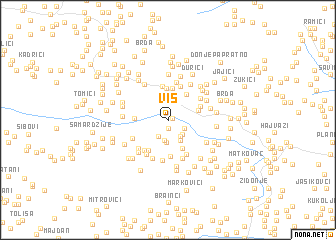 map of Vis