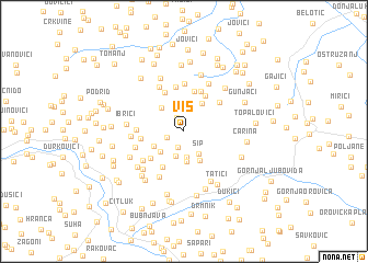 map of Vis