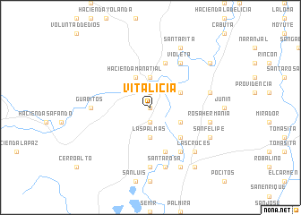 map of Vitalicia