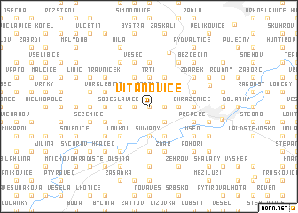 map of Vitanovice