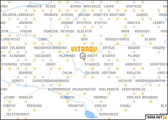 map of Vítanov