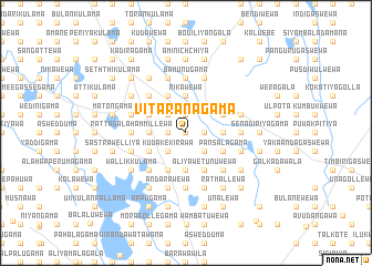 map of Vitaranagama