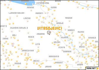 map of Vitasojevići