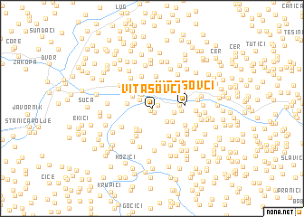 map of Vitasovci