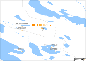 map of Vitcheozero