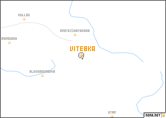 map of Vitebka