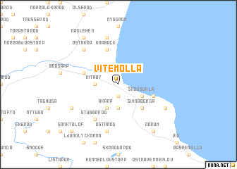 map of Vitemölla