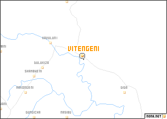 map of Vitengeni