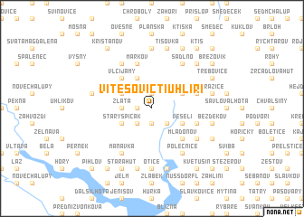 map of Vitěšovičtí Uhlíři