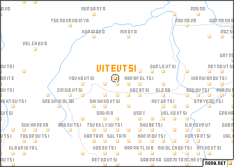 map of Vitevtsi
