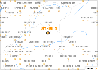 map of Víthisma