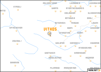 map of Vithós
