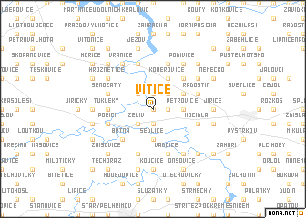 map of Vitice