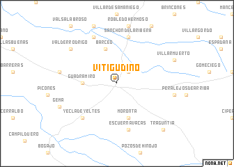 map of Vitigudino