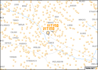 map of Vitina