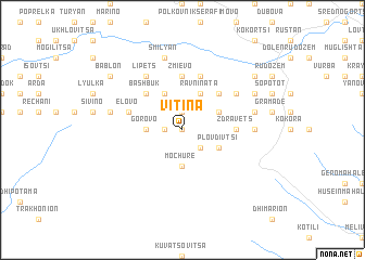 map of Vitina