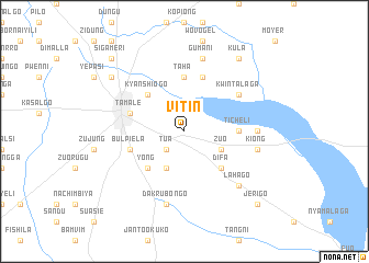map of Vitin