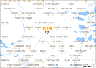 map of Vitín