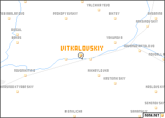 map of Vitkalovskiy